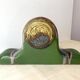 Art deco mantel clock Cazalas Bannière de Bigorre 1930, Basque ceramic clock