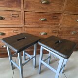 Wooden painter's stools