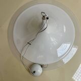 Lustre en verre 1980