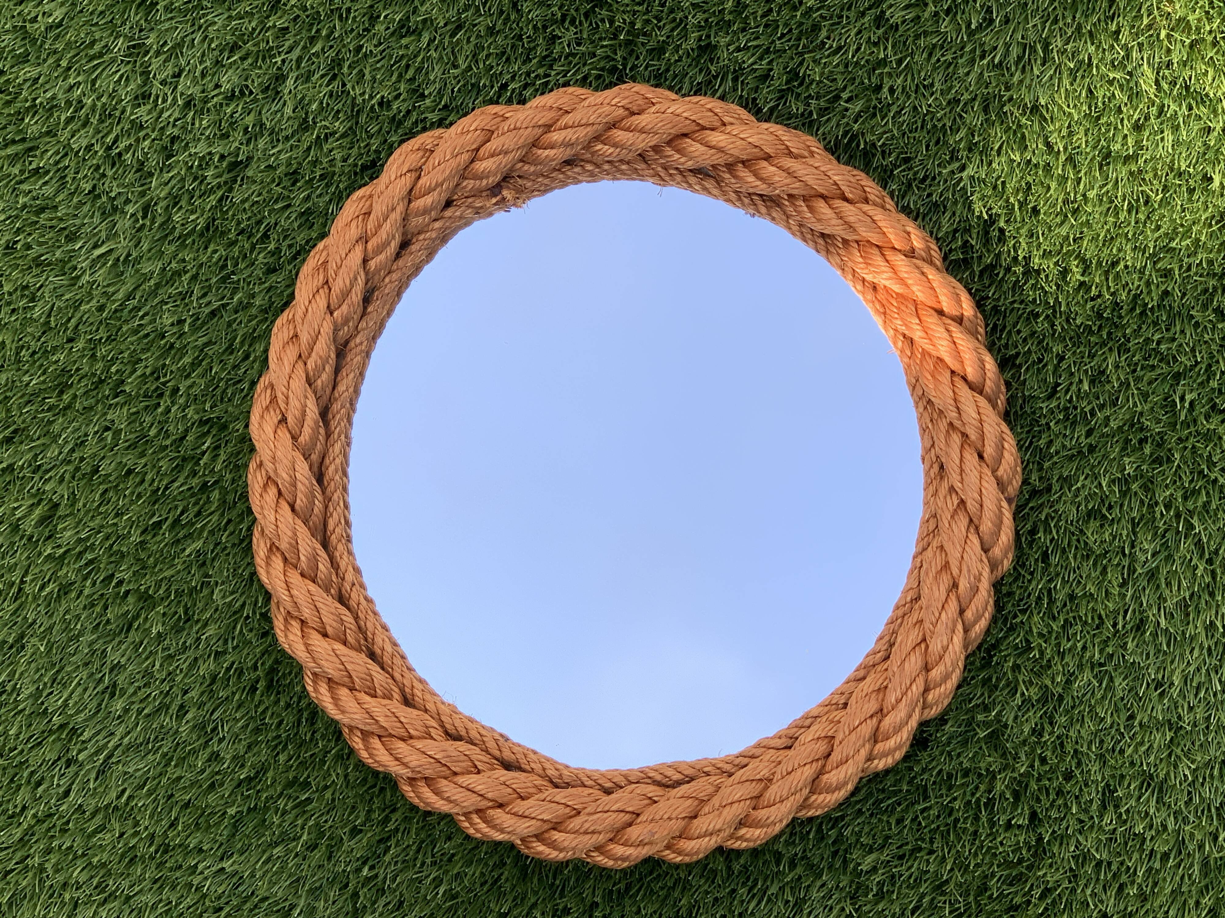 Miroir en corde