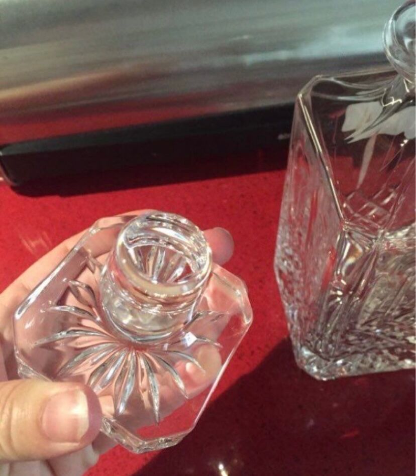 Baccarat crystal whiskey decanter