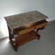 Trumeau / table d'appoint français des années 1830 avec marqueterie de bois