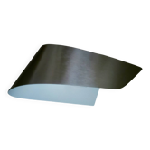 Brushed steel wall light Space Age