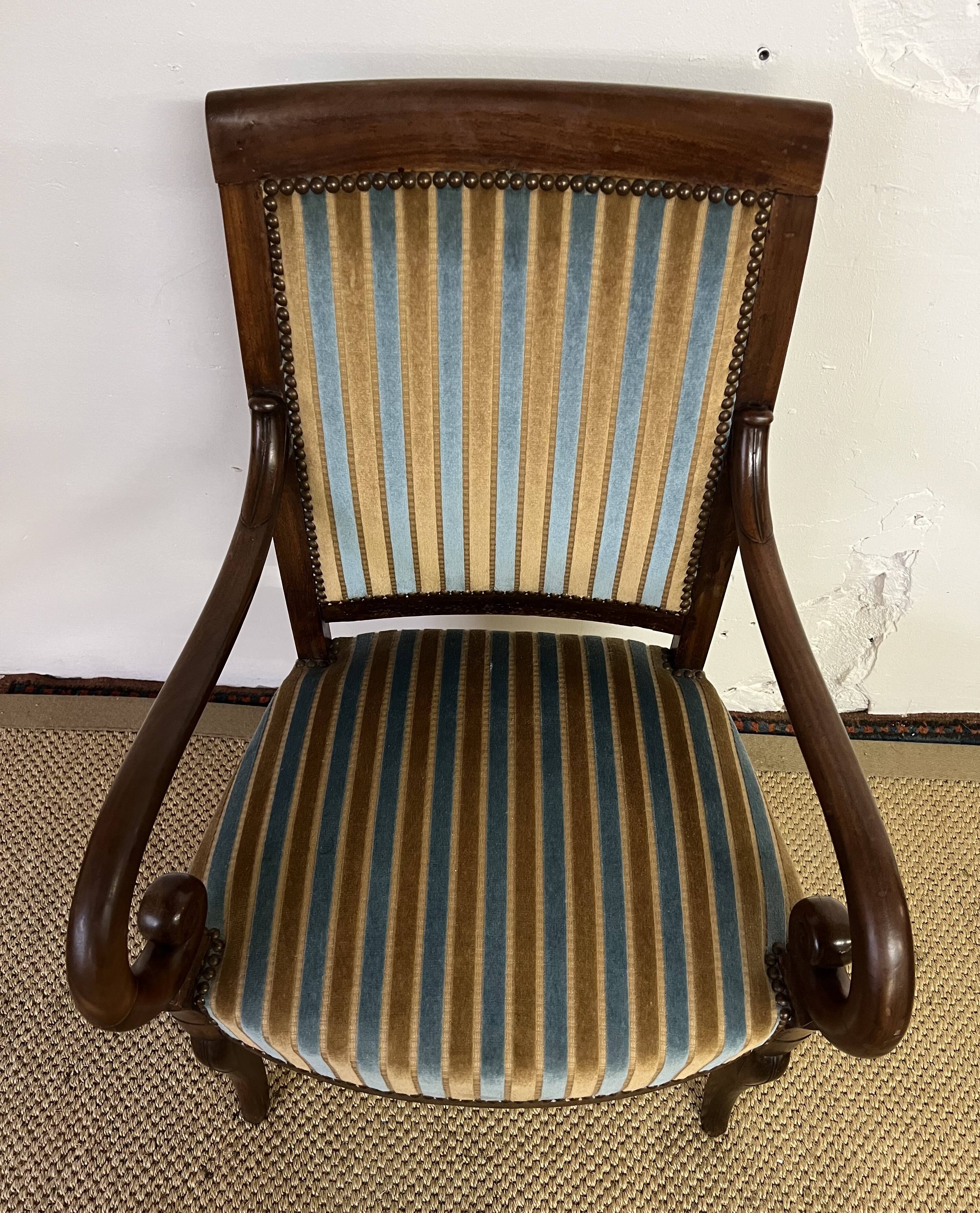 Louis Philippe style armchair