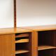 Danish teak wall unit by Kai Kristiansen for Feldballes Møbelfabrik