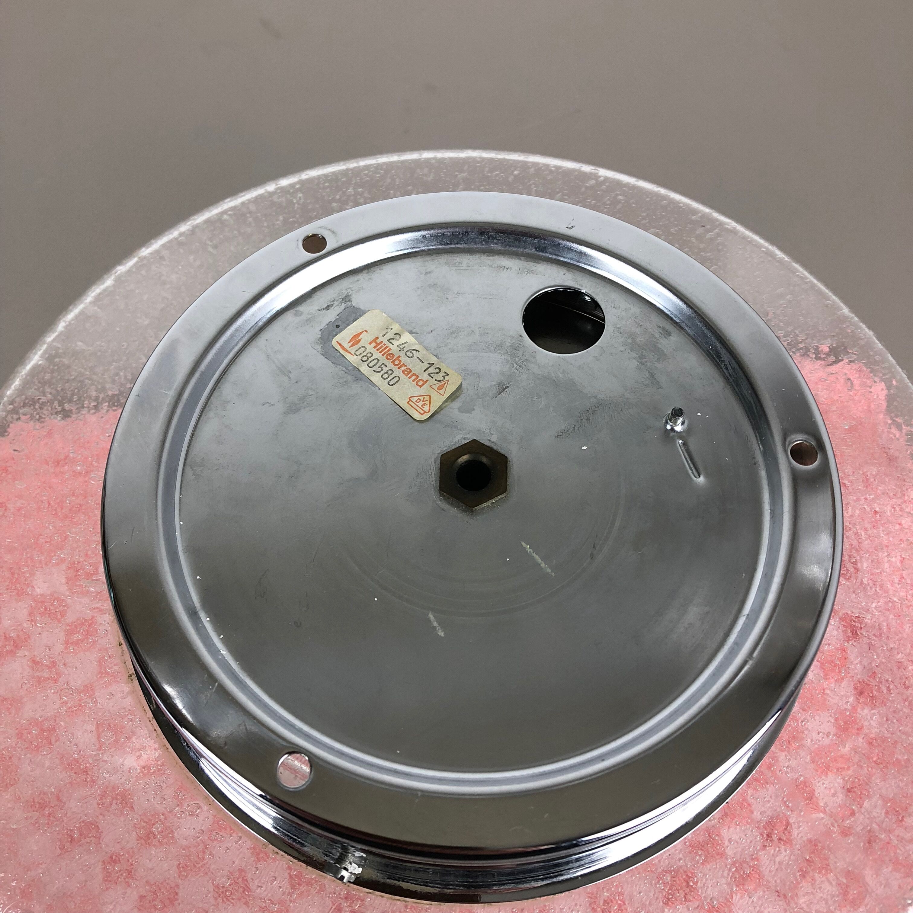 Cone Ice Glass Bubble Wall Light Made by Hillebrand Leuchten, Germany