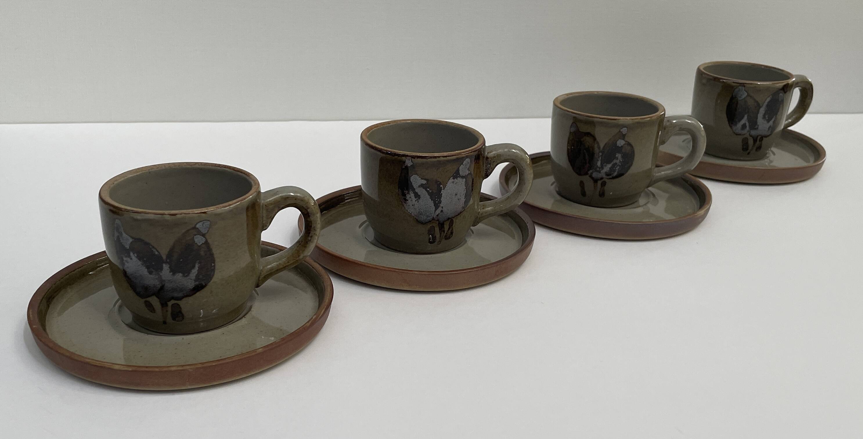 Coffee service in real French stoneware
