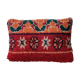 Moroccan red bohemian cushion