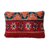 Coussin marocain rouge boheme