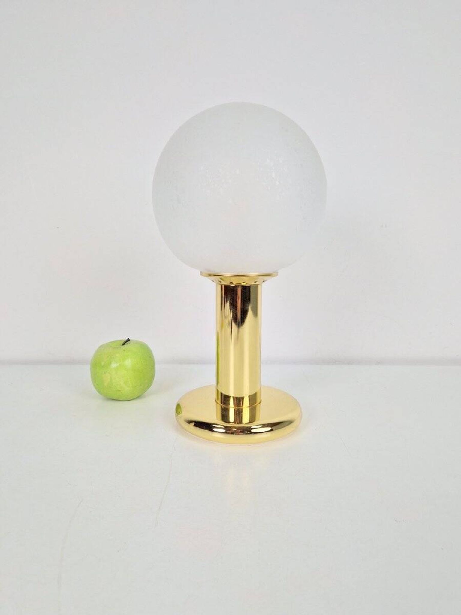 Vintage Sphere Table Lamp in Brass by Targetti Sankey, Italy, 1960s