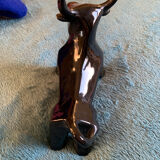 Vintage ceramic bull