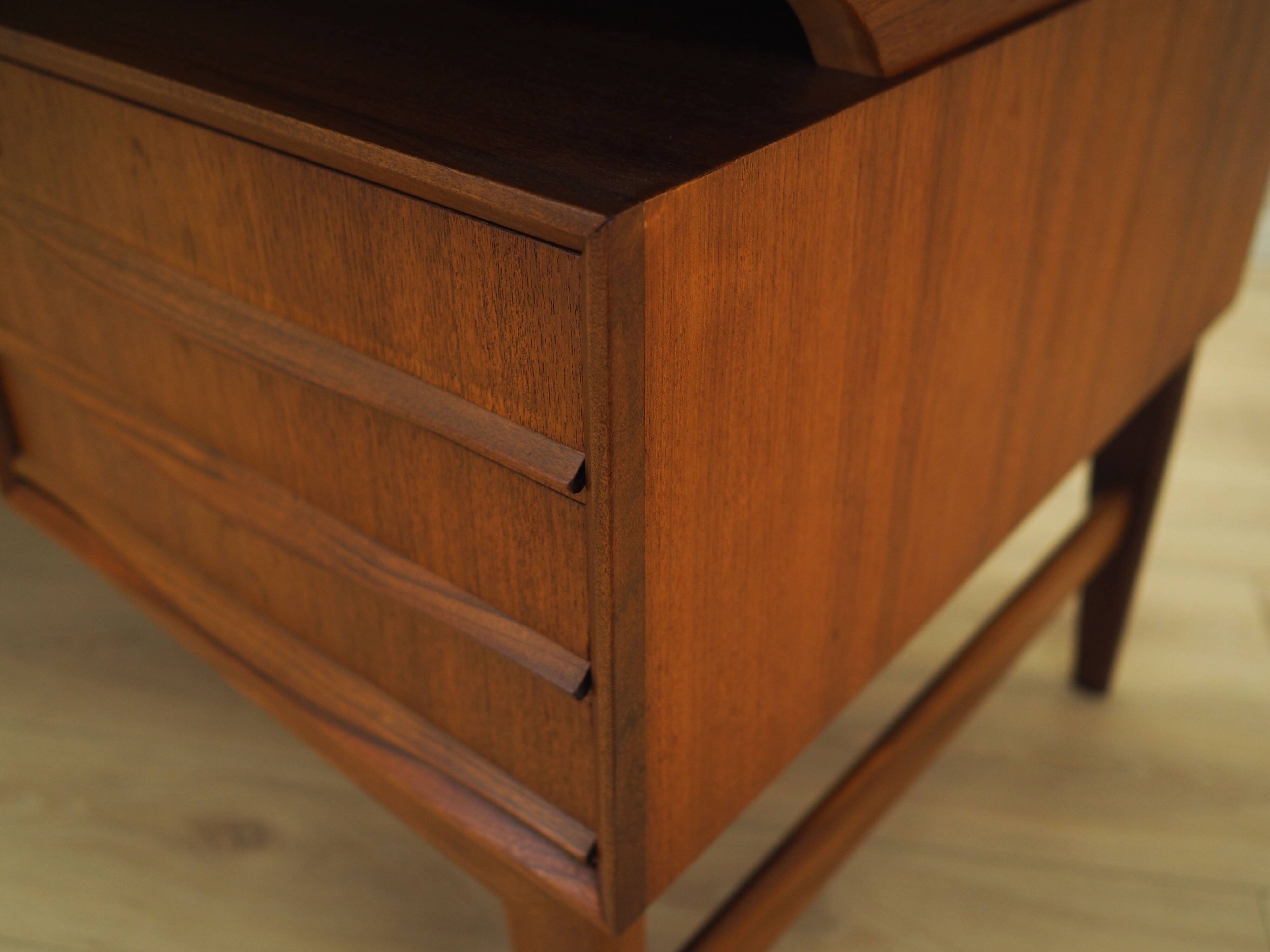 Teak desk, Danish design, 1970s, production: Denmark
