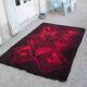 Scandinavian wool rug from Rya 70s.