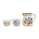 Trio of ancient flower pitchers