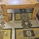 Table basse en pin danois 1970