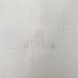 Old monogram tablecloth GL 190 x 170