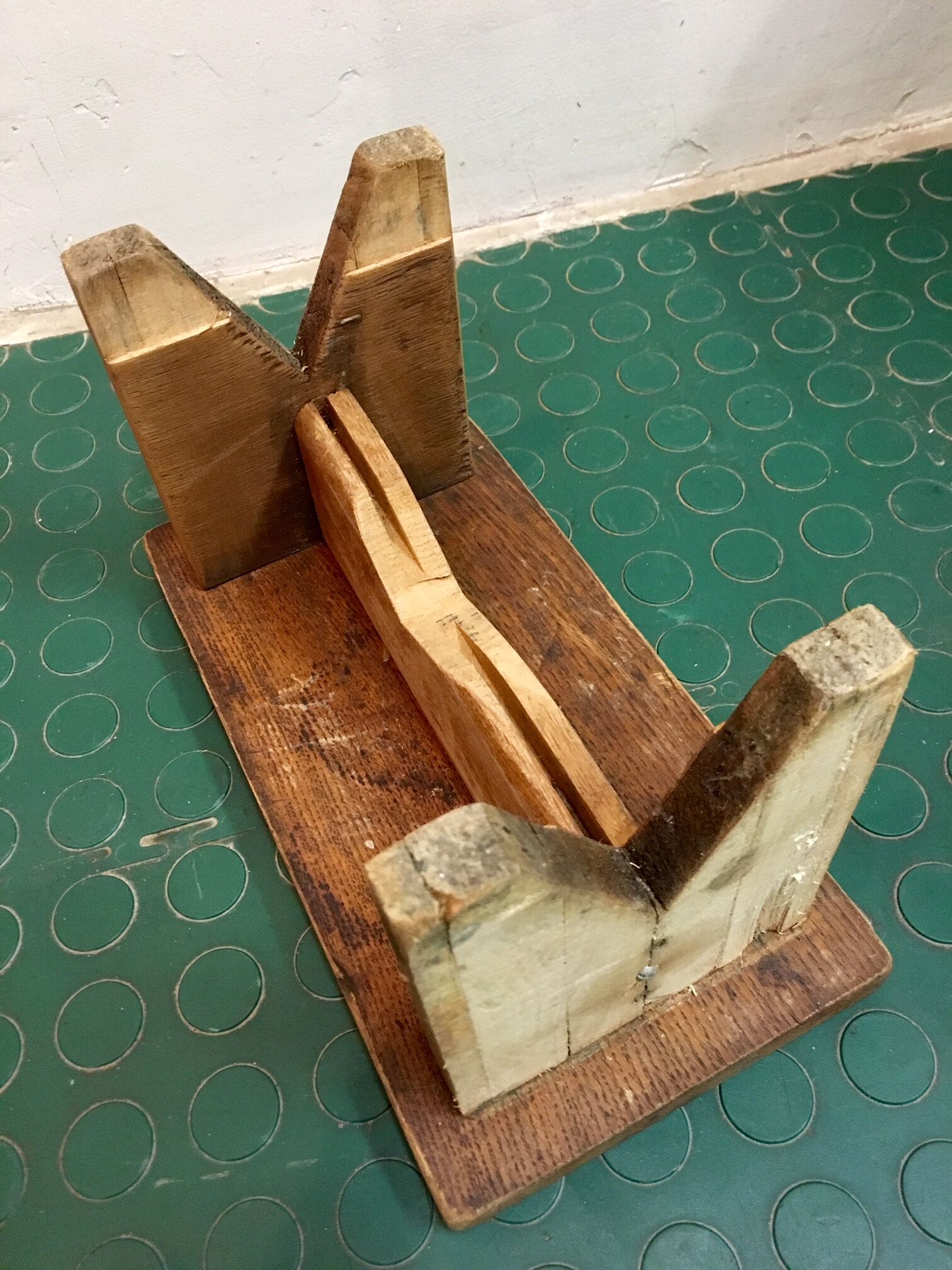 Vintage wooden stool