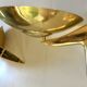 Pair of solid brass wallsconces