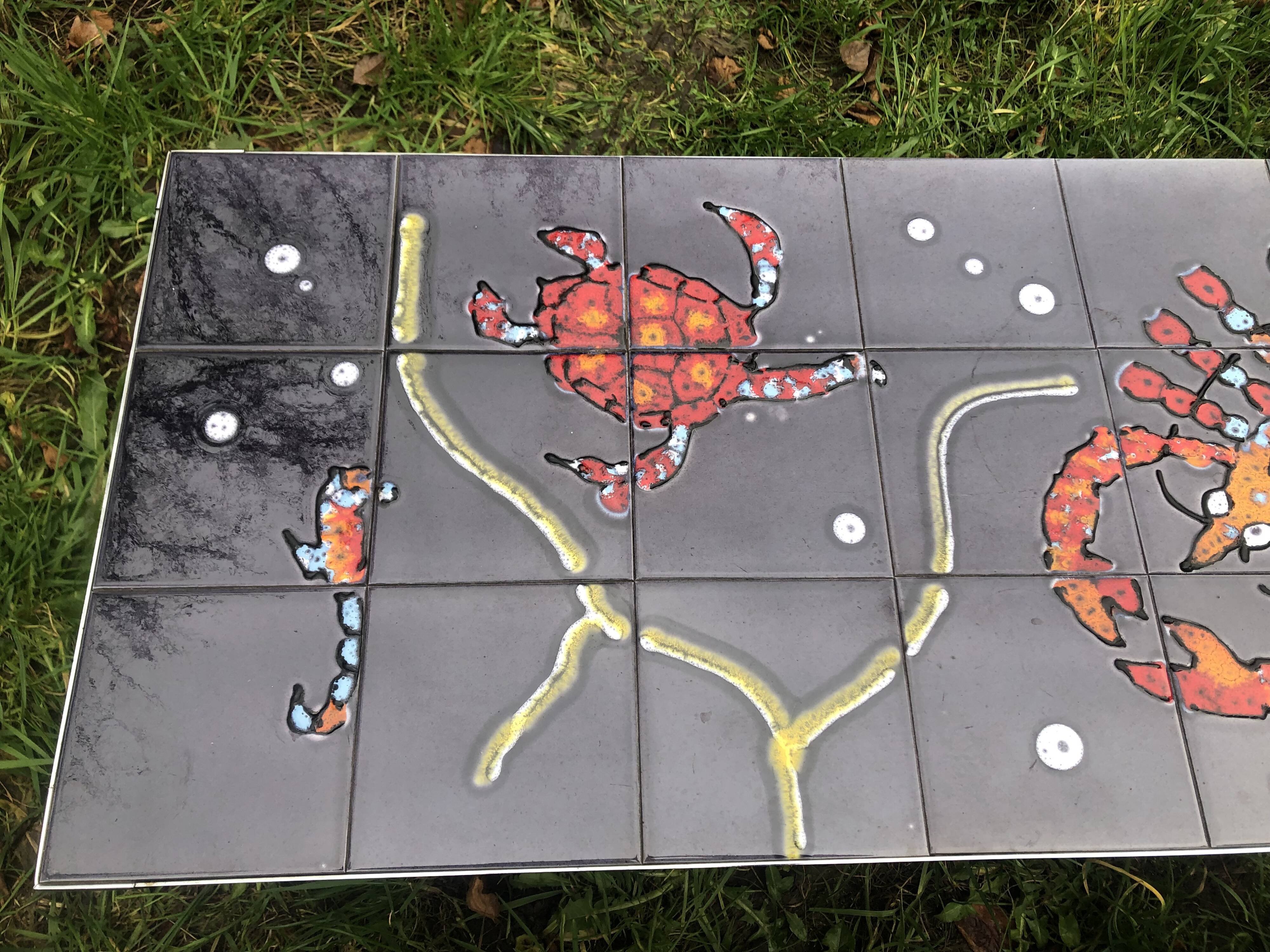 Coffee table Ceramic Adri 70s
