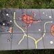 Coffee table Ceramic Adri 70s