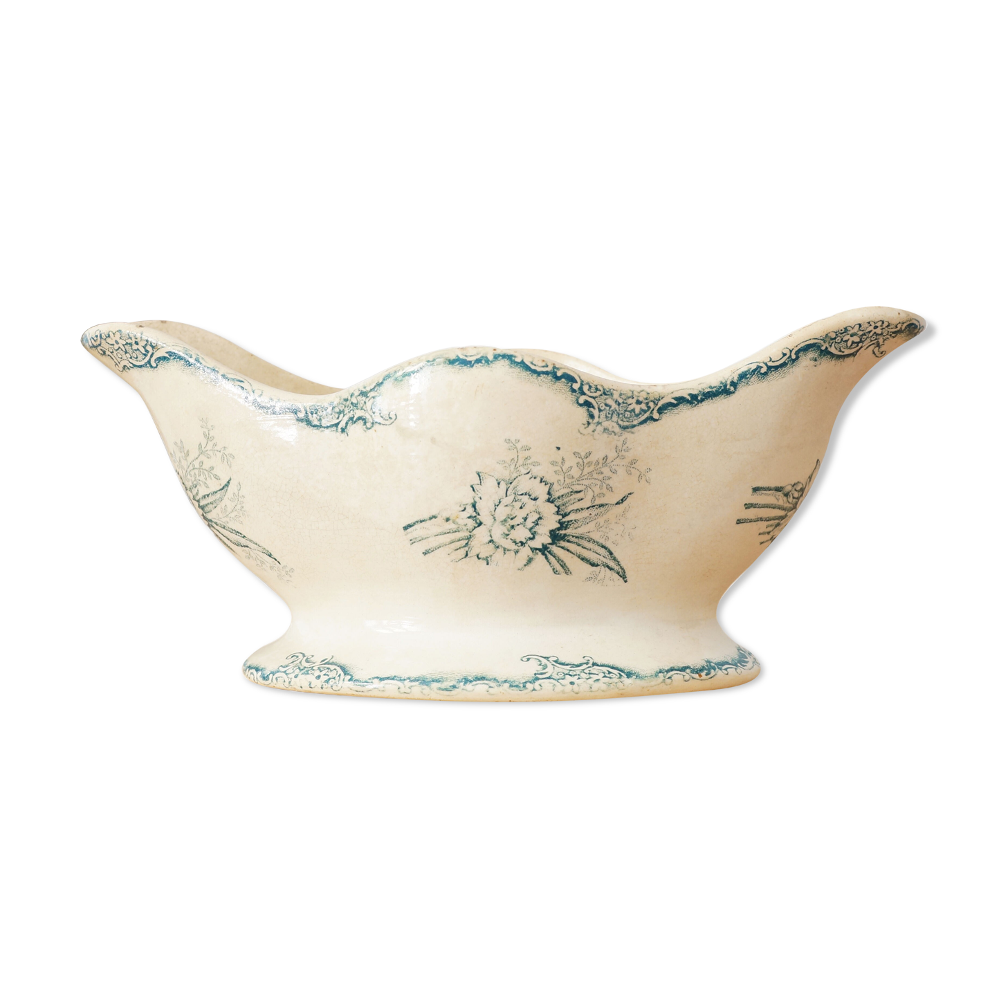 19th century earthenware sausage