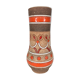 Vase Fratelli Fanciulacci céramique grès orange 1970