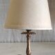 Gold brass table lamp XS - mid 20th century