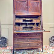 Louis XVI Mahogany Guillotine Secretary, 18th Century