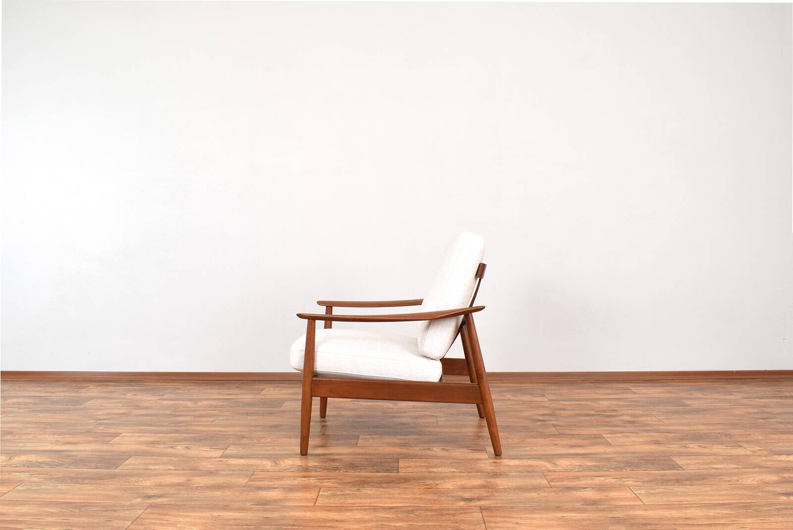 Mid-Century Danish Teak Armchair FD-164 by Arne Vodder for France & Son