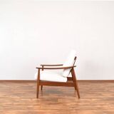 Mid-Century Danish Teak Armchair FD-164 by Arne Vodder for France & Son