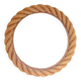 Vintage round rope mirror