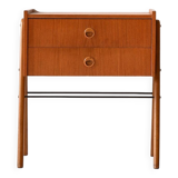 Scandinavian teak bedside table