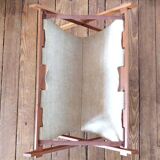 Porte-revues scandinave teck et cuir