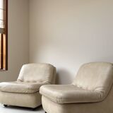 Set of two imitation leather armchairs by Jo Otterpohl for COR