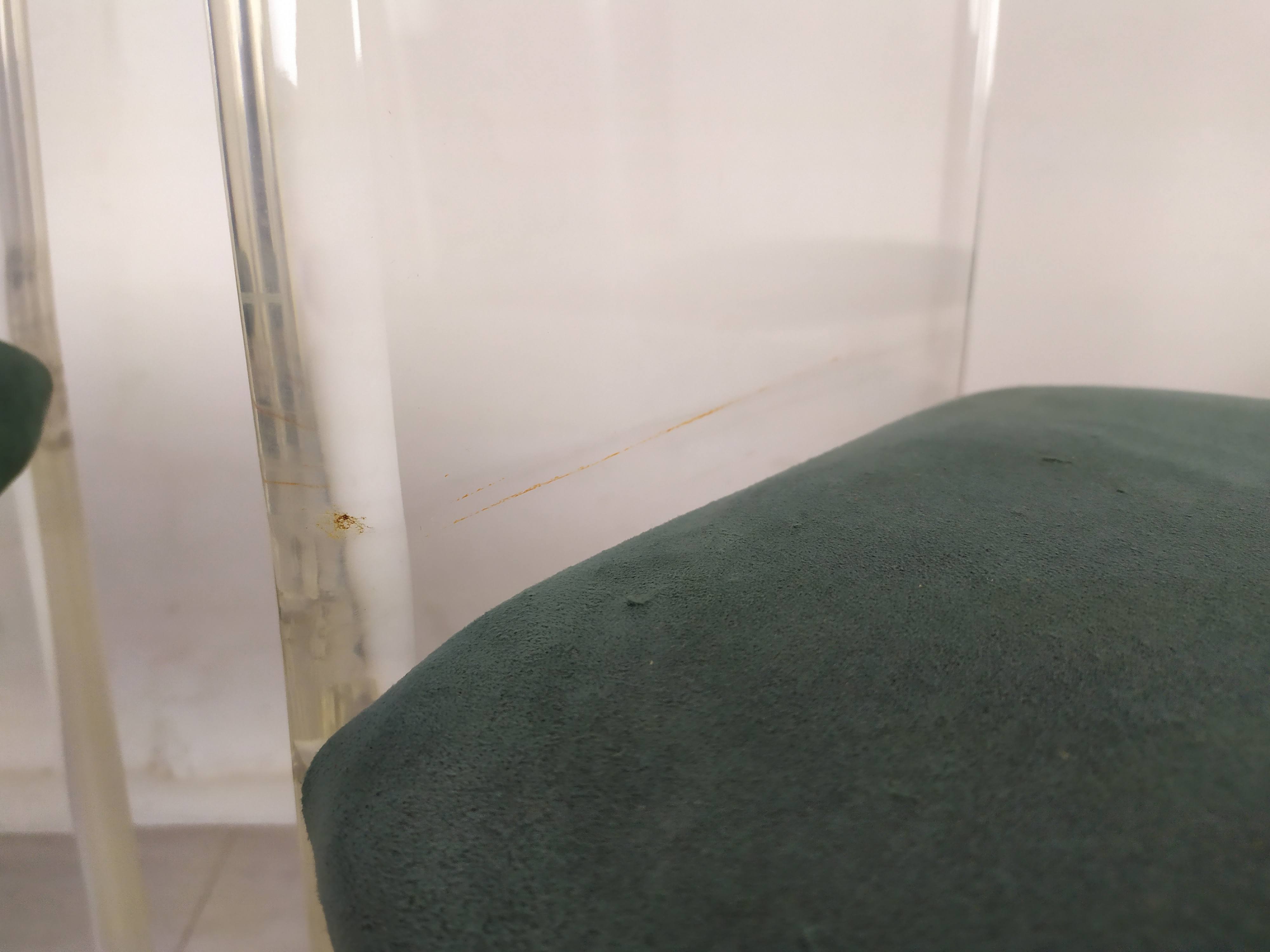 Plexiglas chairs Roche Bobois