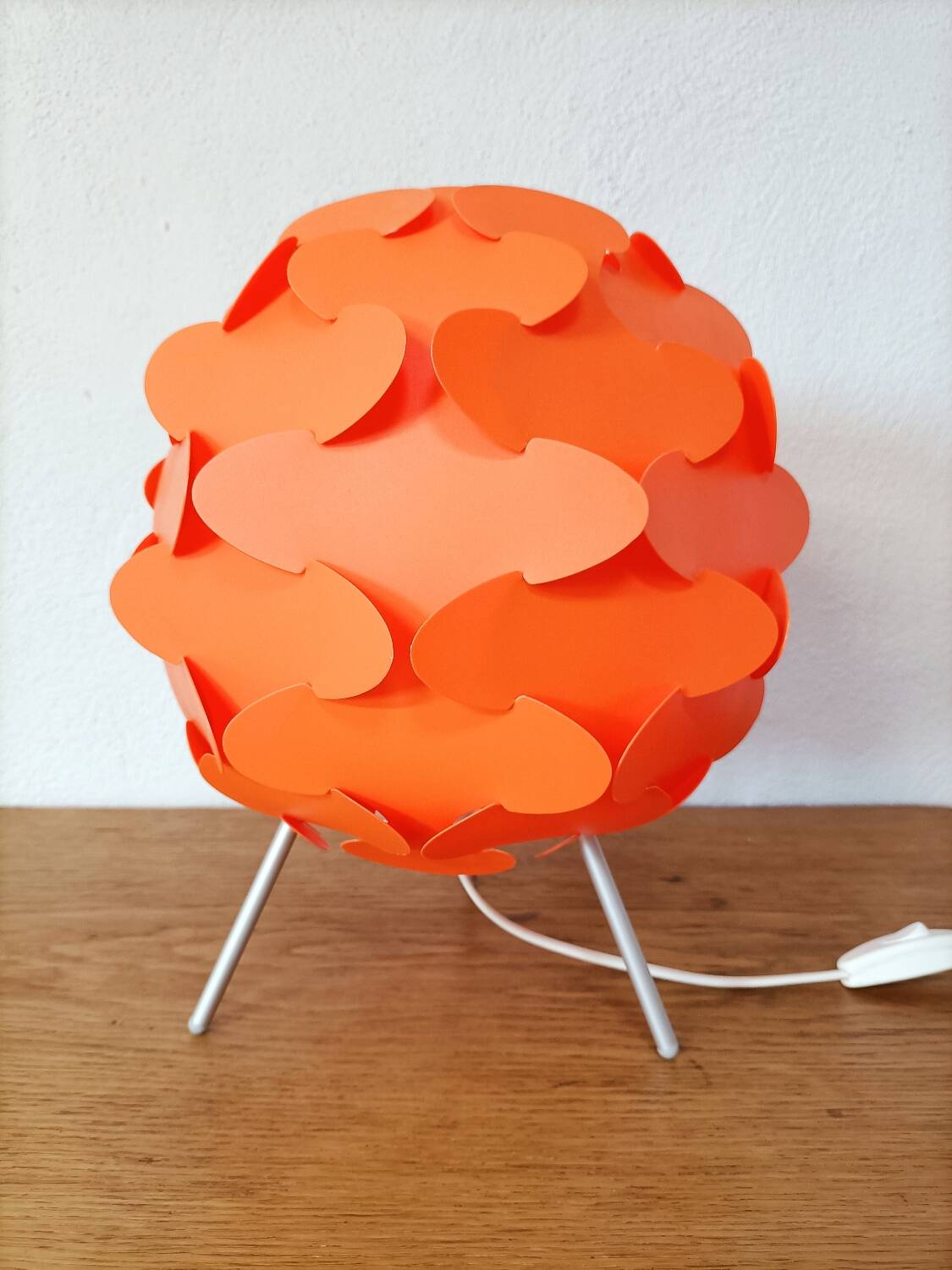 Vintage Ikea orange lamp