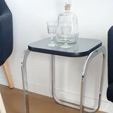 Bauhaus style chrome side table