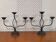 Paire de grands chandeliers