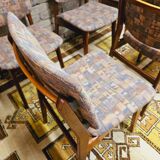 Set of 6 Scandinavian chairs year 70 vintage