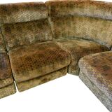 Vintage modular corner sofa, 1970s