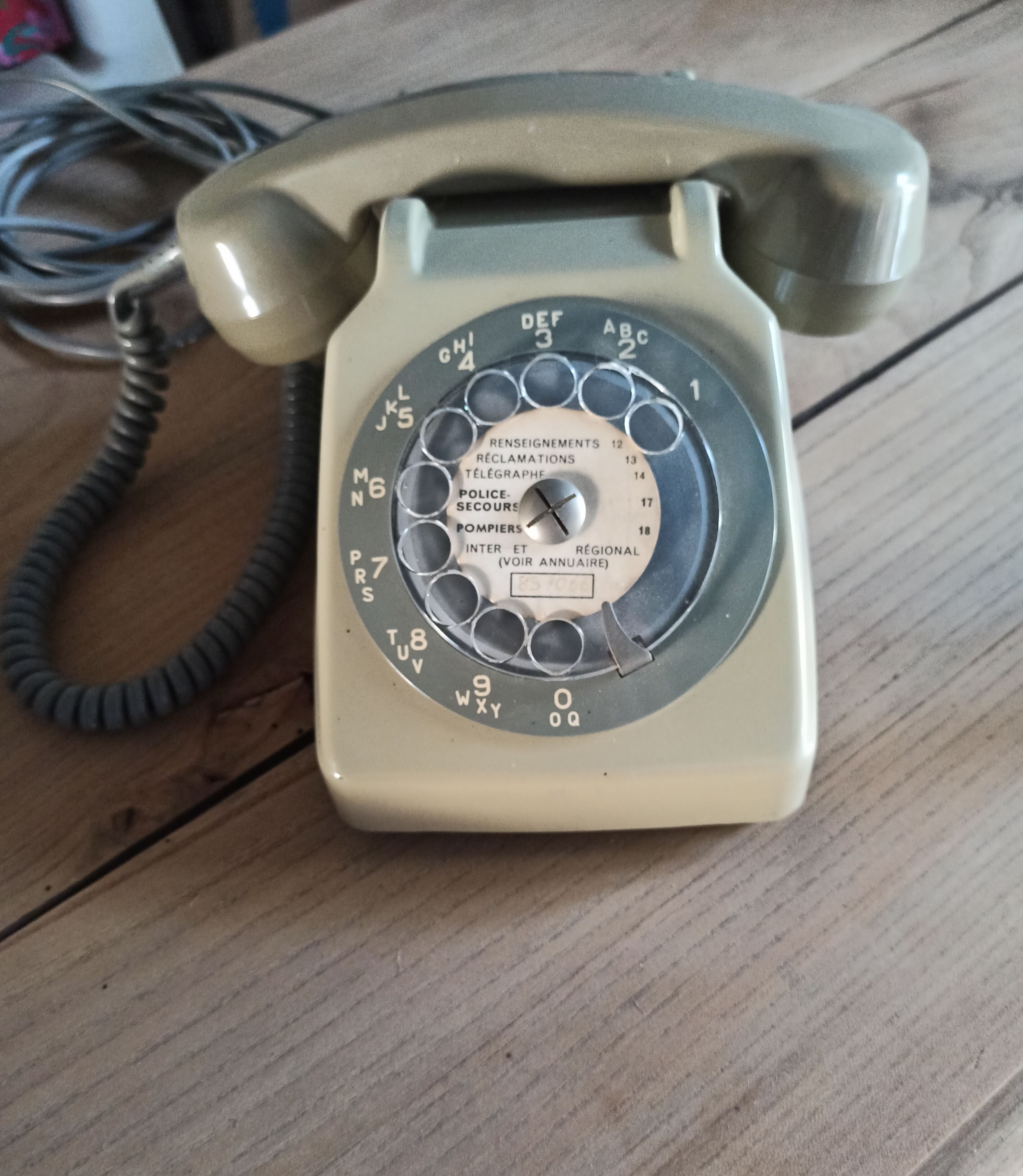 Grey scooter phone
