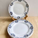 4 Terre de fer flat plates - Saint-Amand