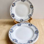 4 assiettes plates Terre de fer - Saint-Amand