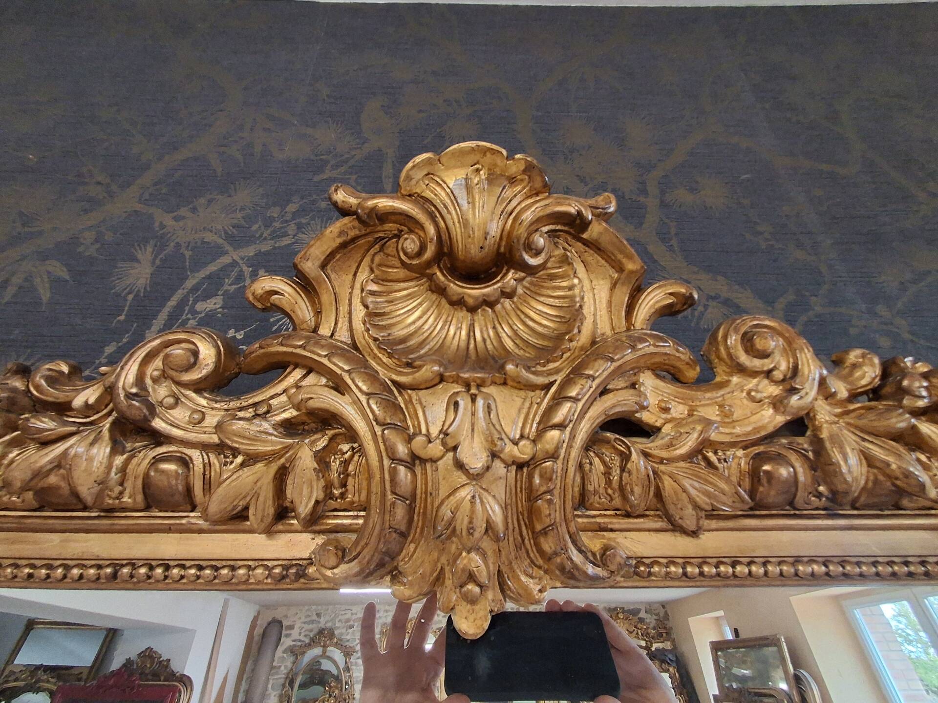 Miroir époque XIX 189 x 121 /123