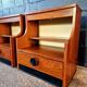 Paire de tables de chevet en palissandre, années 1960-70