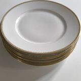 Set of 6 Limoges porcelain plates