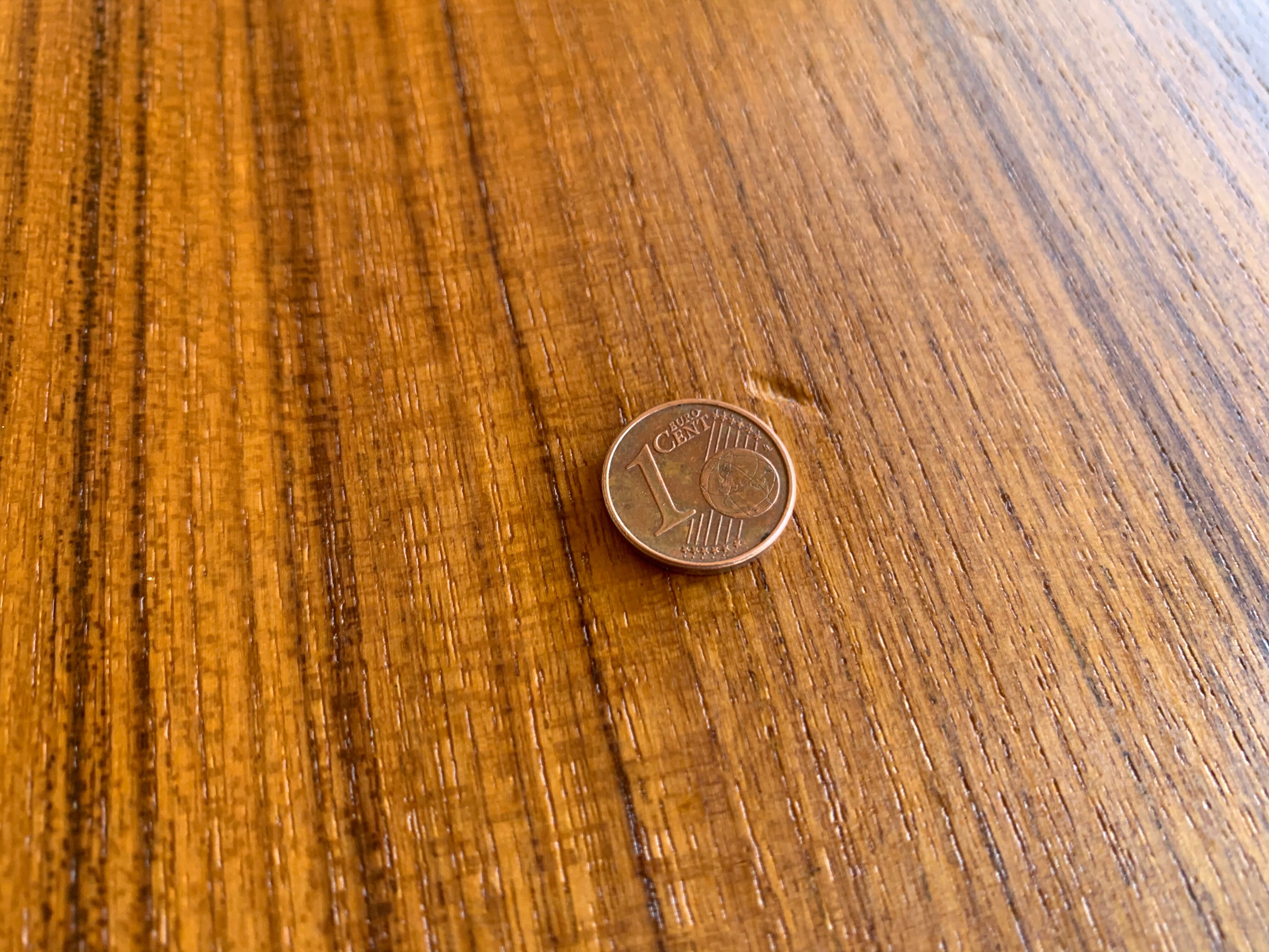 Extendable Scandinavian style dining table with double elongations by Maison Ducau, Circa 1970