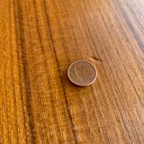 Extendable Scandinavian style dining table with double elongations by Maison Ducau, Circa 1970