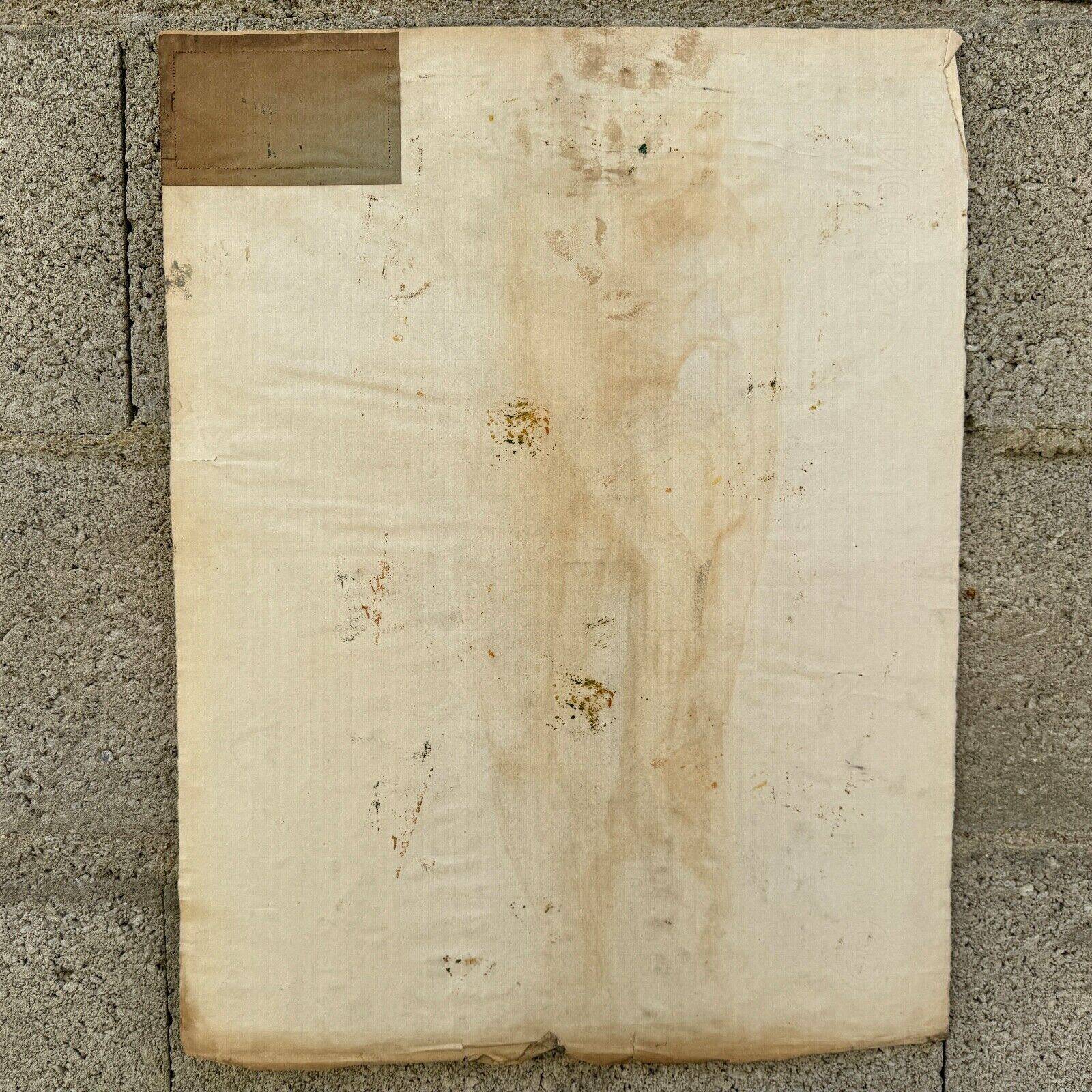 Academic Nude in Antique by Berger dit Lheureux Biloul Fine Arts 20th