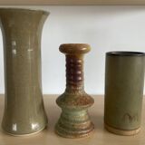 Set of 3 vintage ceramic vases